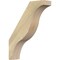 Ekena Millwork 4"W x 16"D x 20"H Funston Rough Sawn Knee Brace, Douglas Fir BRC04X16X20FST00RDF - alternate 1